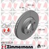 Zimmermann Brake Disc - Standard/Coated, 600322520 600322520